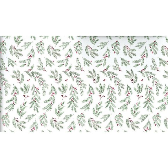 Hallmark Christmas Wrapping Paper Boughs and Berries 35 sq ft Roll Holiday Gift - Picture 1 of 4